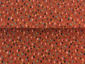 Dzianina bawełniana z elastanem, design Poppy®