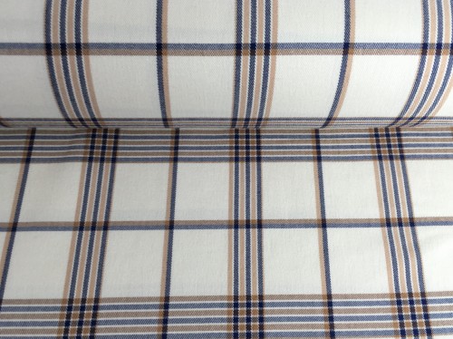 Tkanina z włókien mieszanych, kratka 