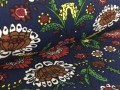 Tkanina wiskozowa w kwiaty