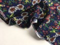 Tkanina wiskozowa w kwiaty