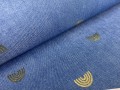 Tkanina à la jeans bawełniano-poliestrowa, design by POPPY® 