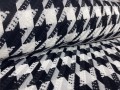 Tkanina poliestrowo-wiskozowa, pepitka kurza stopa