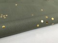 Tkanina wiskozowa w złote kropki