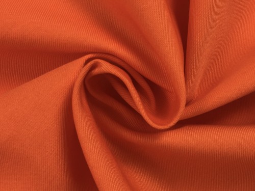 Tkanina poliestrowo-bawełniana, neonowy pomarańcz