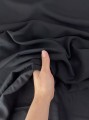 Tkanina wiskozowa, czarna