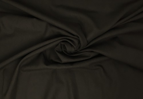 Tkanina len z wiskozą, czekoladowy brąz