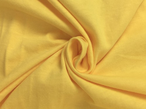 Dzianina bawełniana jersey, żółta Teofilów 