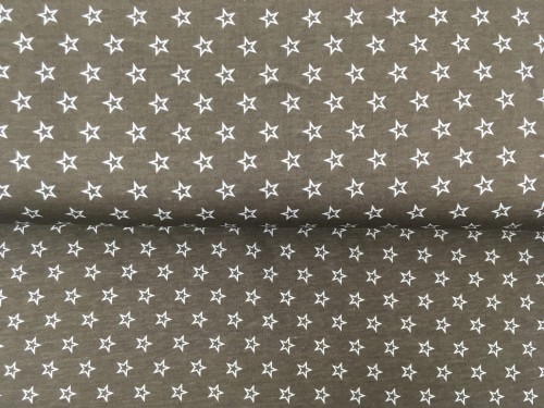 Dzianina bawełniana jersey, gwiazdki