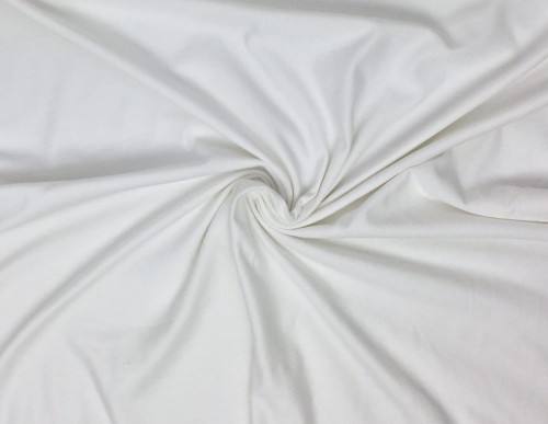 Dzianina bawełniana jersey, ecru Teofilów