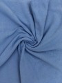 Dzianina bawełniana z elastanem, ściągacz gładki, niebieski 1 szt. = 0,1 mb 