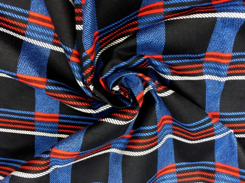 Flanela bawełniana  w kratę