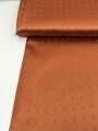 Grubsza podszewka wiskozowa, żakardowa, ruda