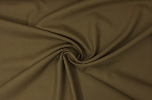 Tkanina kostiumowa, garniturowa, wełniana, miedziany brąz