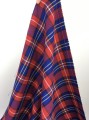 Elanowełna, tkanina ubraniowa w kratę, tartan 