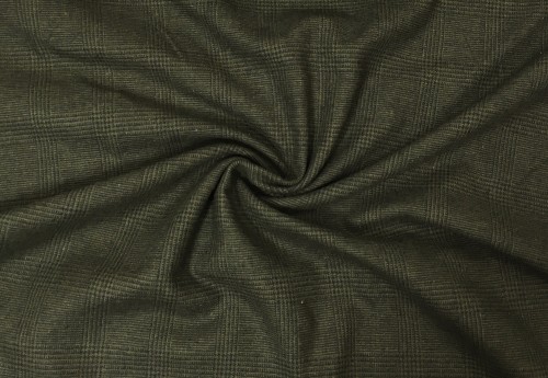 Tkanina ubraniowa, wełna z domieszką poliestru, krata Glen