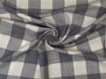 Tkanina ubraniowa, wełna z domieszką, krata