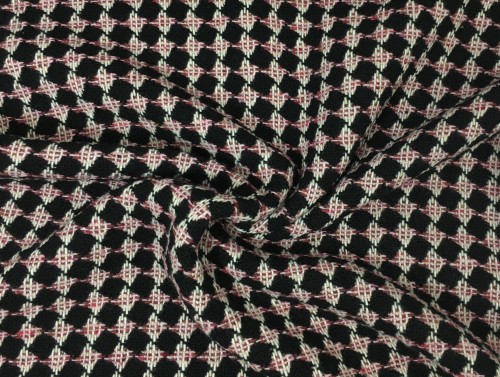 Tkanina ubraniowa, kostiumowa, wełna z poliestrem