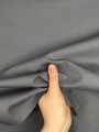 Szara tkanina diagonalna, bawełna  z elastanem, twill 