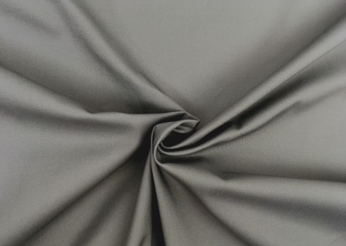 Szara tkanina diagonalna, bawełna  z elastanem, twill 
