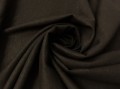 Tkanina wiskozowa z lnem, elastyczna, czarna