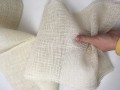 Juta ozdobna bielona 25cm 