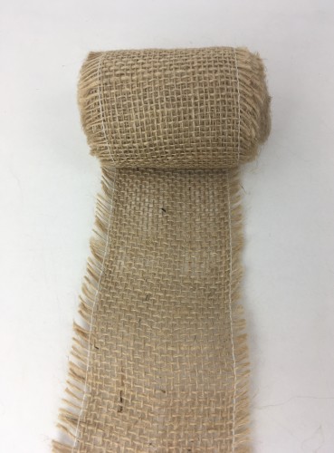 Juta ozdobna 7cm, wstążka jutowa, rolka 5mb