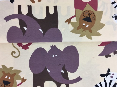 Tkanina bawełniano-poliestrowa, dekoracyjna