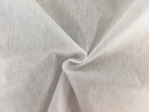 Biała flizelina z klejem